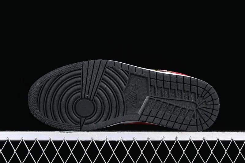 All categories Air Jordan Jordan series basketball shoes Air Jordan 1 Low Air Jordan 1 Low "Flaming Swoosh" AJ1 Joe 1 black red flame FJ7222-101